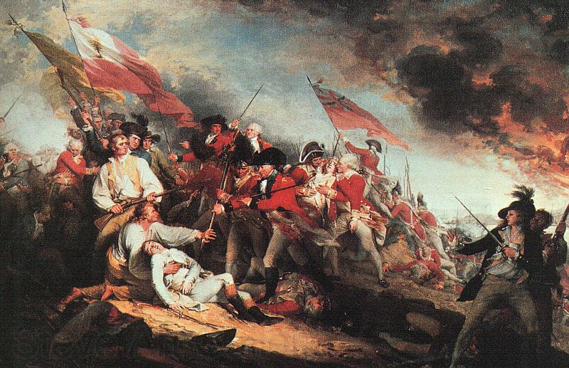 John Trumbull The Death of General Warren at the Battle of Bunker Hill on 17 June 1775